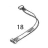 Thermal head cord set Sato M84Pro