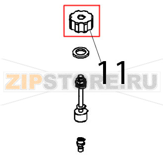 Tappo serbatoio Angelo Po FX201G3 Tappo serbatoio Angelo Po FX201G3Запчасть на деталировке под номером: 11