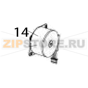 Motor assembly Zebra ZD220 Thermal Transfer Motor assembly Zebra ZD220 Thermal TransferЗапчасть на деталировке под номером: 14