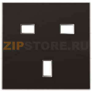 Накладка розетки, чёрный бархат ABB 1500.00 