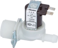 Single solenoid valve, straight 220/240V
