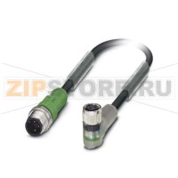 Кабель для датчика / исполнительного элемента Phoenix Contact SAC-3P-M12MS/0,6-PUR/M 8FR-2L