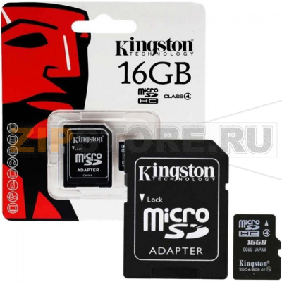 Карта памяти 16 Гб Kingston SDCS2-16GB 