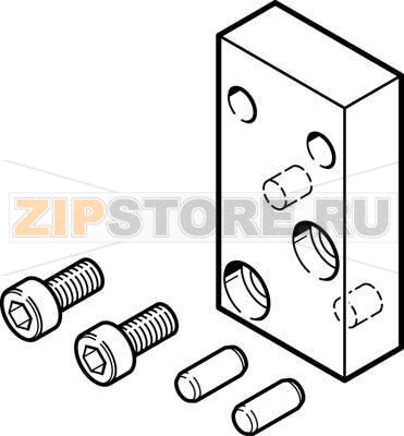 Комплект переходников Festo HAPG-1 