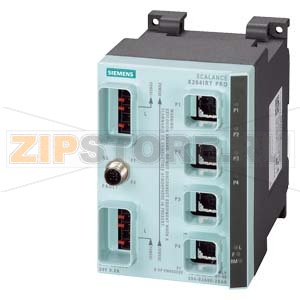 SIMATIC NET, SCALANCE X204IRT PRO, УПРАВЛЯЕМЫЙ IE IRT КОММУТАТОР, СТЕПЕНЬ ЗАЩИТЫS IP65/67, 4X10/100 МБИТ/С PUSH PULL RJ45 ПОРТА, НАСТРАИВАЕМЫЙ КОНТАКТ СИГНАЛА О ОШИБКЕ, РЕЗЕРВИРОВАННОЕ ПИТАНИЕ, УСТРОЙСТВО PROFINET-IO,УПР. СЕТЬЮ, ВСТРОЕННЫЙ МЕНЕДЖЕР РЕЗЕРВ 