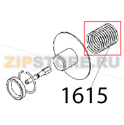 Molla Angelo Po KD130EAT Molla Angelo Po KD130EATЗапчасть на деталировке под номером: 1615