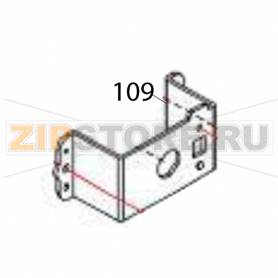 Ribbon bracket (RL) Sato SG112-ex Ribbon bracket (RL) Sato SG112-exЗапчасть на деталировке под номером: 109Название запчасти на английском языке: Ribbon bracket (RL) Sato SG112-ex.