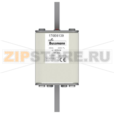 Предохранитель, 350 A, DC 800 В, 50 кА, size 2, aR, IEC Eaton FUSE 350A 800V TP 408 AR 