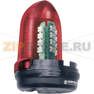 Лампа сигнальная с непрерывной светоотдачей/миганием, светодиодная Werma 829.150.55 
