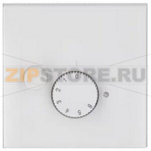 Накладка с поворотной ручкой для термостата, белая ABB 2TKA00000274 