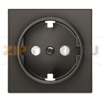 Накладка для розетки, чёрный бархат ABB 2CLA858800A1501