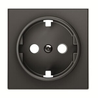 Накладка для розетки, чёрный бархат ABB 2CLA858800A1501