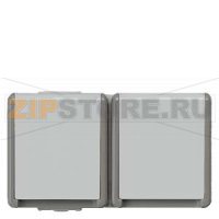 DELTA FLACHE РОЗЕТКА SCHUKO 2-МЕСТНАЯ С КРЫШКАМИ 10A DC/16А AC 250В IP44 ГОРИЗОНТАЛЬНОГО РАСПОЛОЖЕНИЯ НАВЕСНОГО МОНТАЖА БРЫЗГОЗАЩИЩЕННАЯ Siemens 5UB4722