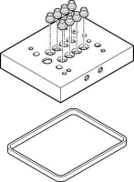 Плита пневматическая, многоканальная Festo CPV10-VI-P4-1/8-C