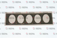 CONTROL BOARD STICKER 1D5 CARBON