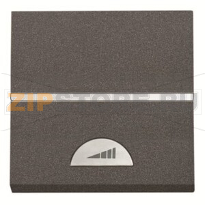 Механизм электронного клавишного светорегулятора 40-450 Вт, двухмодульный, антрацитовый ABB 2CLA226000N1801 