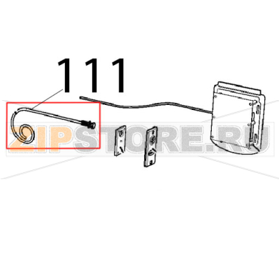 Magnetic door microswitch Unox XVC 205E Magnetic door microswitch Unox XVC 205EЗапчасть на деталировке под номером: 111