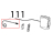 Magnetic door microswitch Unox XVC 205E