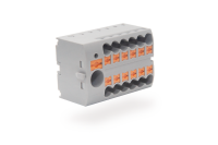Клемма проходная Push-in, красная CHIKU RPVF 6/12X2,5 RD