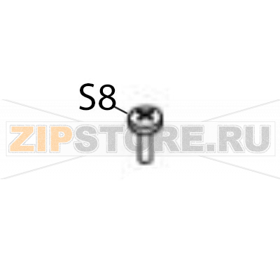 Bind head p tight screw Sato CL6NX Plus Bind head p tight screw Sato CL6NX PlusЗапчасть на деталировке под номером: S8Название запчасти на английском языке: Bind head p tight screw Sato CL6NX Plus.