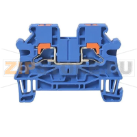 Клемма проходная Push-in, синяя CHIKU RPI 2,5 BU