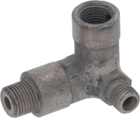 RACCORDO GOMITO 3 VIE M10x1/8G