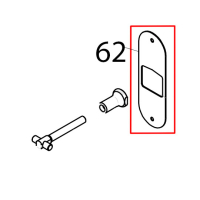 Protection plate for handle Piron P920RXS