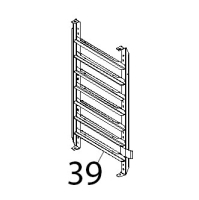 Supporto laterale DX inox 7TG, GN1/1 Unox XVC 515G