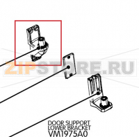 Door support lower bracket Unox XB 893