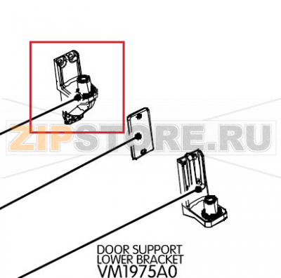 Door support lower bracket Unox XB 893 Door support lower bracket Unox XB 893Запчасть на деталировке под номером: 127Название запчасти на английском языке: Door support lower bracket Unox XB 893