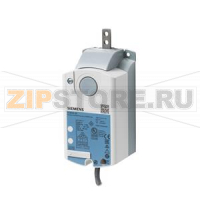 GLB161.2E - Привод заслонки AC 24 В / DC 0...10 В, линейный привод 250 Н, 150 с Siemens GLB161.2E