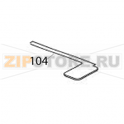 Seat (tag press) Sato TG308 Seat (tag press) Sato TG308Запчасть на деталировке под номером: 104Название запчасти на английском языке: Seat (tag press) Sato TG308.
