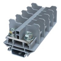 Клемма проходная, открытая, серая CHIKU RBN 75W