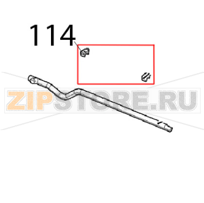 Supporto tubo scarico acqua Unox XVC 1005EP Supporto tubo scarico acqua Unox XVC 1005EPЗапчасть на деталировке под номером: 114