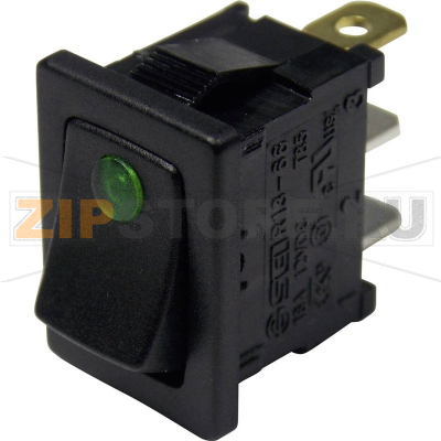 Переключатель клавишный 12 В/DC, 16 А, 1 x выкл/вкл TRU Components TC-R13-66B2-02 B/B 