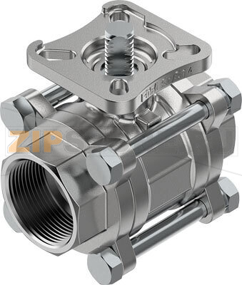 Кран шаровой Festo VZBE-11/2-T-63-T-2-F0507-V15V15 