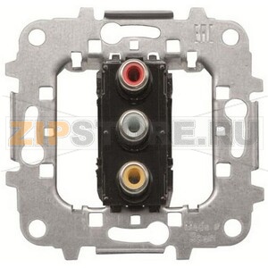 Механизм разъёма 3хRCA ABB 3338.40 