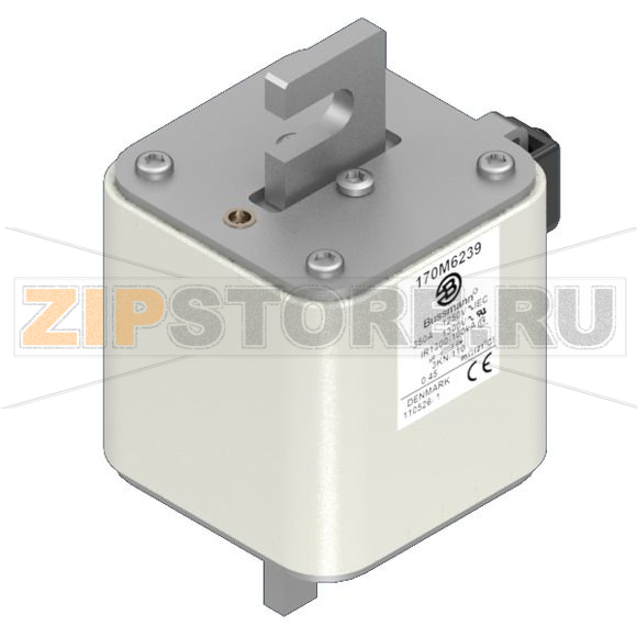 Предохранитель, 350 A, AC 1250 В, 100 кА, size 3, 76x92x139 мм, aR, DIN, IEC Eaton FUSE 350A 12 