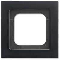 Рамка одноместная, черная матовая ABB 1743.46