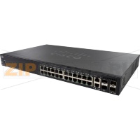 Коммутатор 24xGE, 4xSFP Cisco SG550X-24MPP-K9-EU