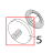 Sensor slide gear Toshiba TEC B-852-TS12-QP