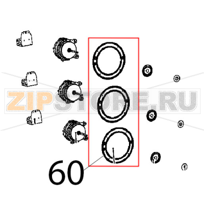 Zincate motor guard plate Unox XB 895 Zincate motor guard plate Unox XB 895Запчасть на деталировке под номером: 60