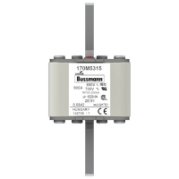 Предохранитель, 900 A, AC 690 В, 200 кА, size 2, 61x61x126 мм, aR, IEC Eaton FUSE 900A 690V 2E/