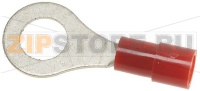 КАБЕЛЬНАЯ КЛЕММА КОЛЬЦЕВАЯ КРАСНАЯ Ø 6,4 MM 100 ШТ