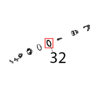 Guarnizione portalampada DE=53.2 Unox XBC 804