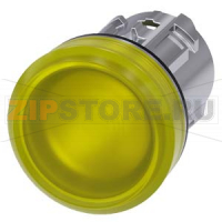 ЭЛЕМЕНТ СВЕТОВОГО ИНДИКАТОРА С ЖЁЛТЫМ РАССЕИВАТЕЛЕМ, 22MM, КРУГЛ., ГЛЯНЦЕВЫЙ МЕТАЛЛ, РАССЕИВАТЕЛЬ МАТОВЫЙ, С МАРКИРОВКОЙ ЛАЗЕРОМ, НАЧАЛО С ТРОКИ - ВЕРХНИЙ РЕГИСТР, ДАЛЕЕ - НИЖНИЙ РЕГИСТР Siemens 3SU1051-6AA30-0AA0-Z&nbsp;Y10