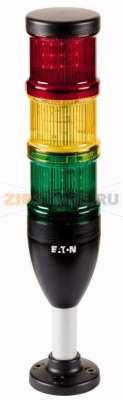 Колонна сигнальная, красный, желтый, зеленый светодиод, 24 В, 100 мм Eaton SL7-100-L-RYG-24LED 
