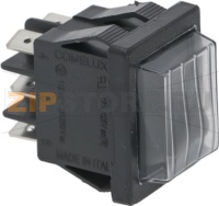 ВЫКЛЮЧАТЕЛЬ ДВУХПОЛЮСНЫЙ ЧЕРНЫЙ 16А 250В