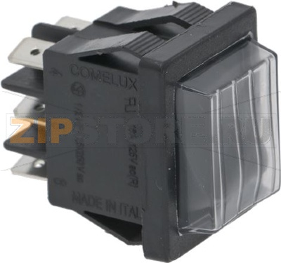 ВЫКЛЮЧАТЕЛЬ ДВУХПОЛЮСНЫЙ ЧЕРНЫЙ 16А 250В 