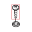 Vite aut. TCB 3,9x6,5 DIN 7981 F Saeco Royal Digital Plus